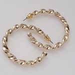 hoops faux bijoux σκουλαρίκια γυναικεία επίχρυσα χρυσό κλασσικού κρίκου μεγάλα αλυσίδας ethnic κομψά κοσμήματα