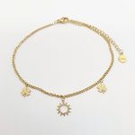 AIGINA jewels kallirroi gr shop on line faux bijoux βραχιόλι ποδιού αλυσίδα ατσάλινη